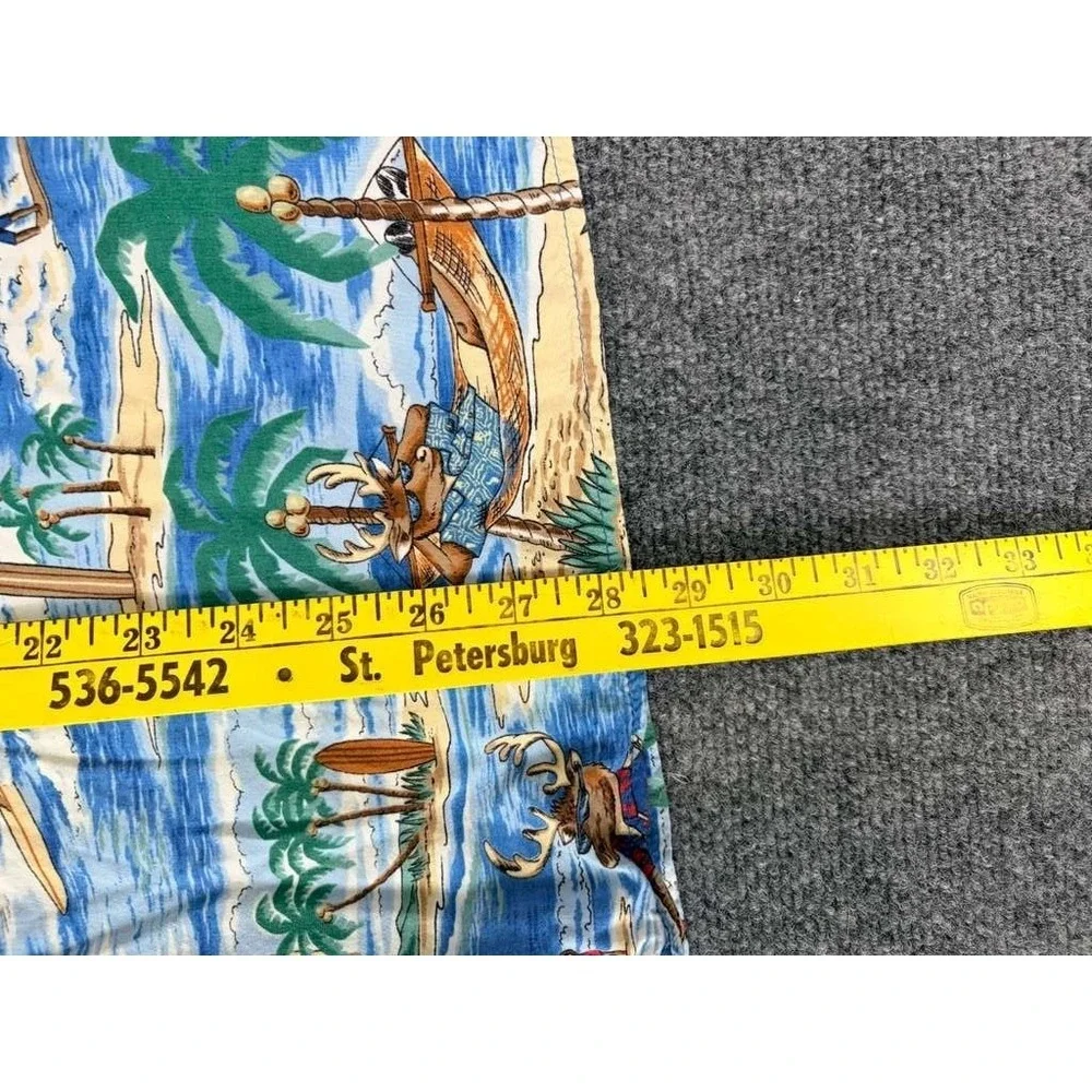 Vintage Reyn Spooner Christmas Santa Short Sleeve Hawaiian Camp Shirt - Size XL